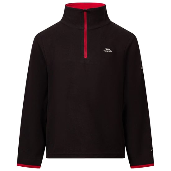 Trespass - "Etto" Fleece für Jungen (Schwarz/Rot) - Image 2
