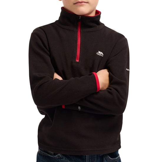 Trespass - "Etto" Fleece für Jungen (Schwarz/Rot) - Image 4