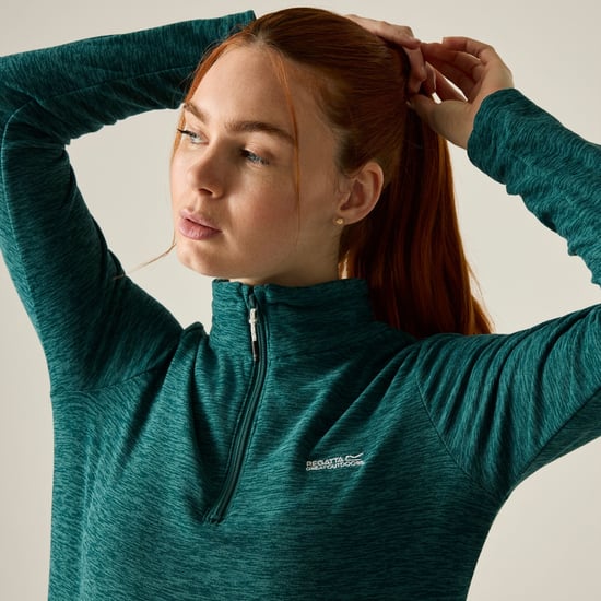 Regatta - "Sweetheart" Fleece-Oberteil für Damen, mit kurzem Reißverschluss (Mediterranea) - Image 5
