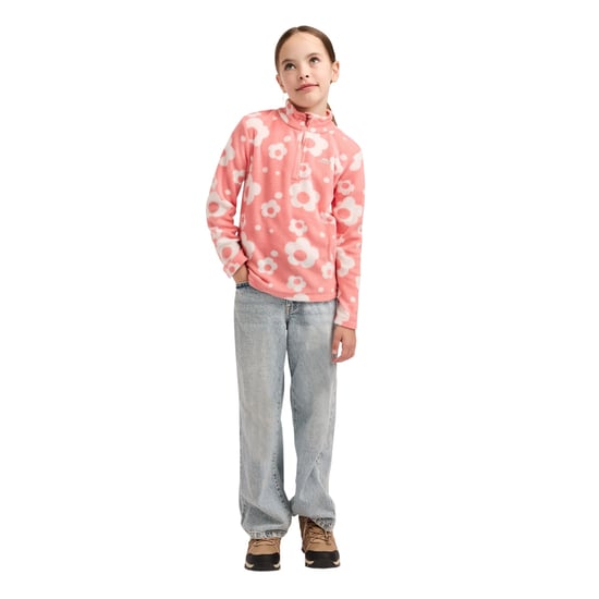 Trespass - "Melsa" Fleecejacke für Kinder, AT200 (Pfirsichfarben) - Image 4