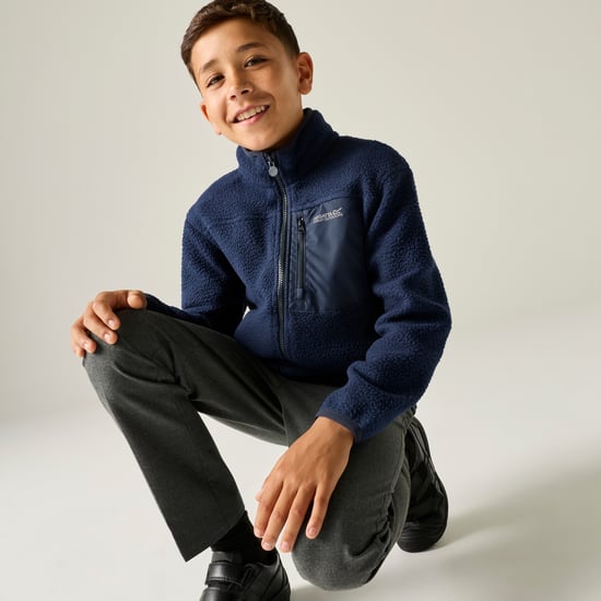Regatta - "Frankie" Fleecejacke für Kinder, Durchgehender Reißverschluss (Marine) - Image 5