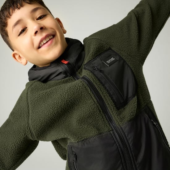 Regatta - "Munro" Hybridjacke für Kinder (Dunkel-Khaki/Schwarz) - Image 4