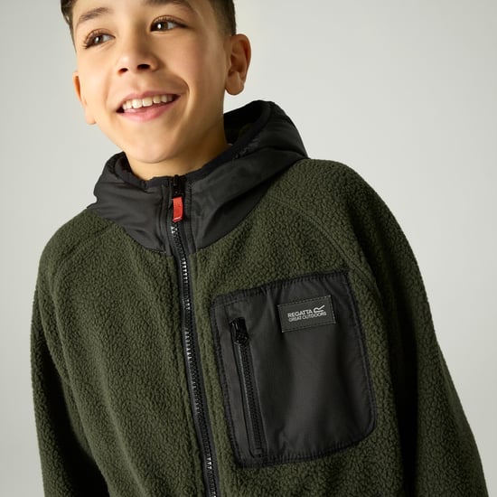 Regatta - "Munro" Hybridjacke für Kinder (Dunkel-Khaki/Schwarz) - Image 6
