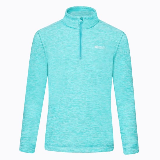 Regatta - "Hot Shot" Fleece-Oberteil für Kinder, mit kurzem Reißverschluss (Türkis) - Image 1