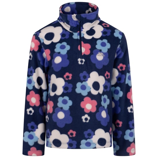 Trespass - "Melsa" Fleecejacke für Kinder, AT200 (Marineblaue Pfingstrose) - Image 2