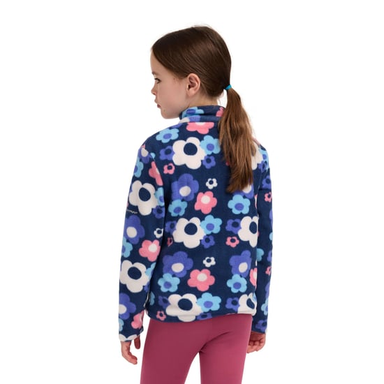 Trespass - "Melsa" Fleecejacke für Kinder, AT200 (Marineblaue Pfingstrose) - Image 5