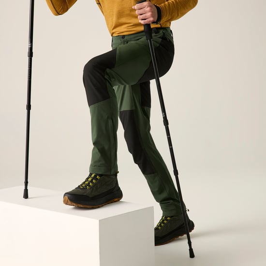 Regatta - "Questra" Wanderhosen für Herren (Dunkel-Khaki/Schwarz) - Image 6