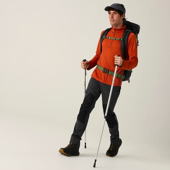 Regatta - "Questra" Wanderhosen für Herren (Asche/Schwarz) - Image 1