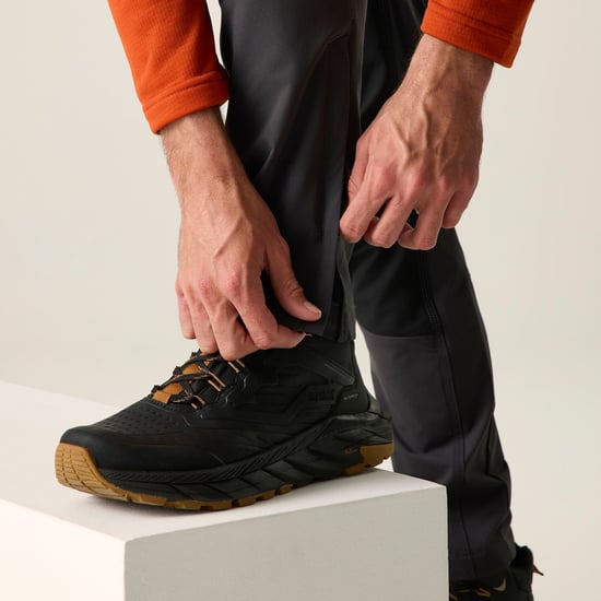 Regatta - "Questra" Wanderhosen für Herren (Asche/Schwarz) - Image 4