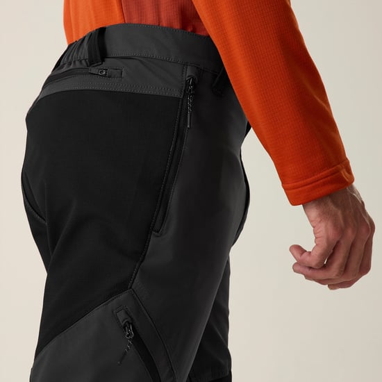 Regatta - "Questra" Wanderhosen für Herren (Asche/Schwarz) - Image 6
