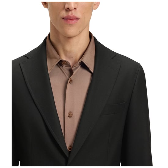 Boss - Blazer für Herren, Reverskragen, Regulär (Schwarz) - Image 4