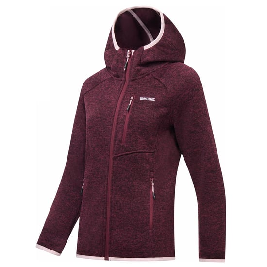 Regatta - "Newhill" Fleecejacke für Damen, mit Kapuze (Feige) - Image 3
