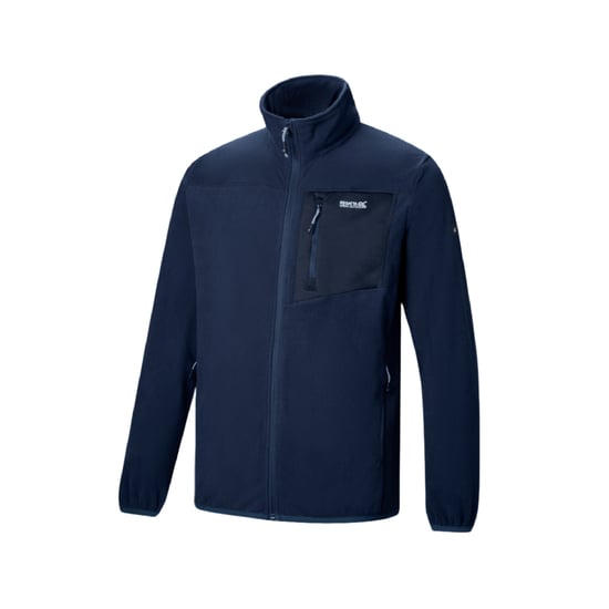 Regatta - "Eadle" Fleece für Herren, Durchgehender Reißverschluss (Marine) - Image 4