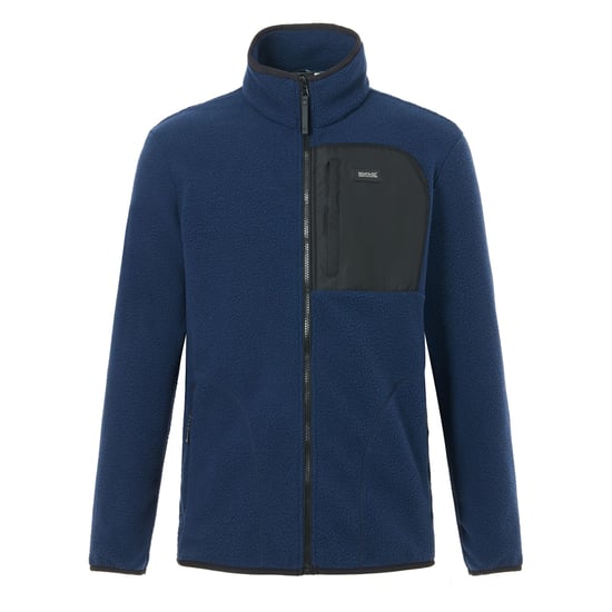 Regatta - "Frankie" Fleecejacke für Herren, Teddyfleece (Marine/Schwarz) - Image 1