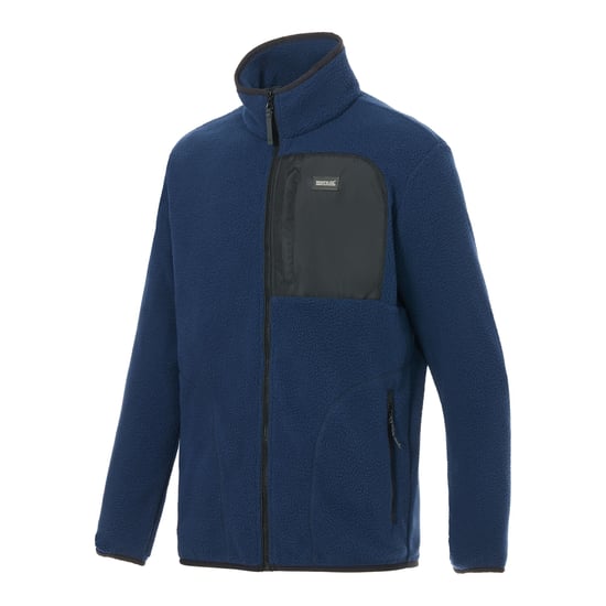 Regatta - "Frankie" Fleecejacke für Herren, Teddyfleece (Marine/Schwarz) - Image 3