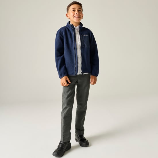 Regatta - "Frankie" Fleecejacke für Kinder, Durchgehender Reißverschluss (Marine) - Image 6