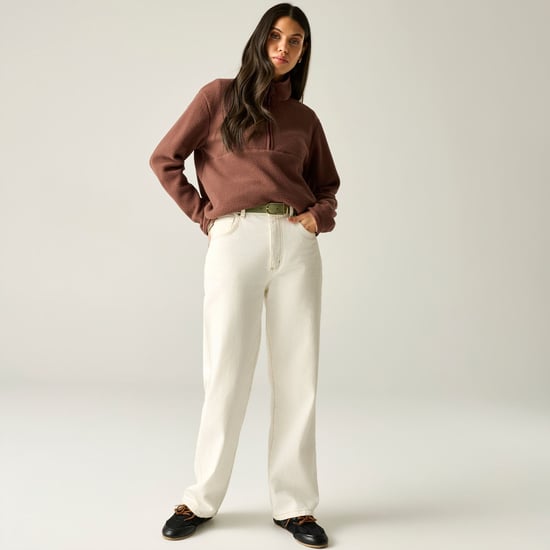 Regatta - "Frankie" Fleece für Damen, mit halbem Reißverschluss, Teddyfleece (dunkele Kirsche) - Image 5