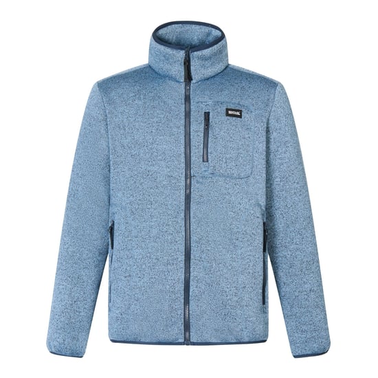 Regatta - "Barlee" Fleecejacke für Herren, Durchgehender Reißverschluss, meliert (Grau) - Image 2