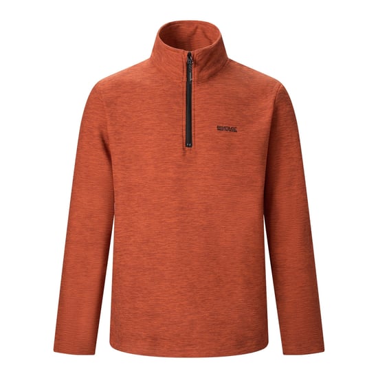 Regatta - "Thompson" Fleecejacke für Herren, mit halbem Reißverschluss, meliert (Gebrannte Henna) - Image 1