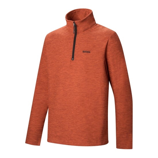 Regatta - "Thompson" Fleecejacke für Herren, mit halbem Reißverschluss, meliert (Gebrannte Henna) - Image 3