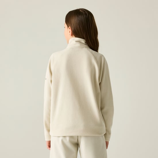Dare 2b Kinder Fleecepullover Freehand mit 1/4-Reißverschluss (Mandelmilch) - Image 5