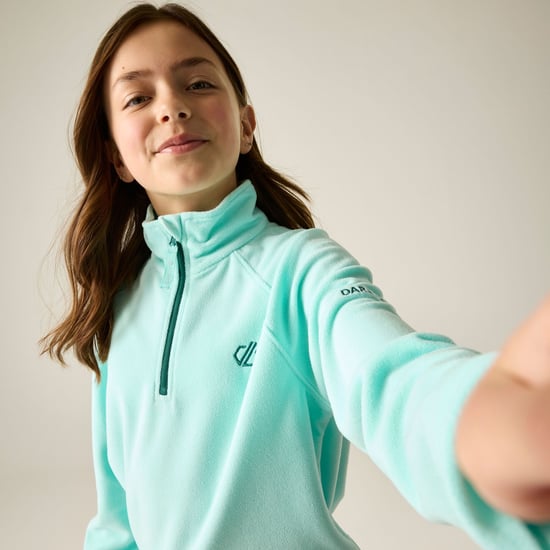 Dare 2b Kinder Fleecepullover Freehand mit 1/4-Reißverschluss (Elysium Blau) - Image 3