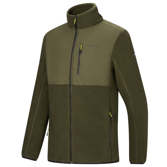 Regatta - "Morran" Fleecejacke für Herren, Durchgehender Reißverschluss, Wasserbeständig (Dunkel-Khaki) - Image 6