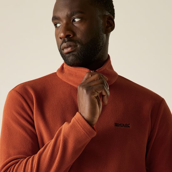 Regatta Great Outdoors Herren Thompson Fleece-Top mit Reißverschluss bis zur Brust (Rooibos Tee) - Image 4