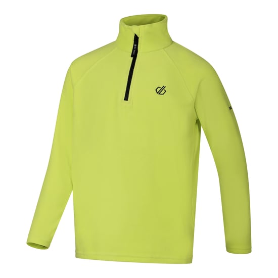 Dare 2b Kinder Fleecepullover Freehand mit 1/4-Reißverschluss (Wilde Limette) - Image 4