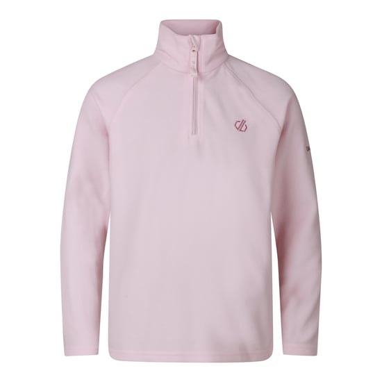 Dare 2b Kinder Fleecepullover Freehand mit 1/4-Reißverschluss (Rosa Nebel) - Image 2