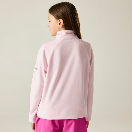Dare 2b Kinder Fleecepullover Freehand mit 1/4-Reißverschluss (Rosa Nebel) - Image 5