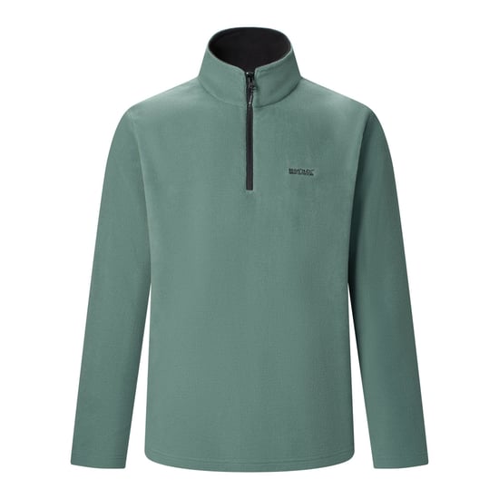 Regatta Great Outdoors Herren Thompson Fleece-Top mit Reißverschluss bis zur Brust (Dunkelwaldgrün) - Image 2