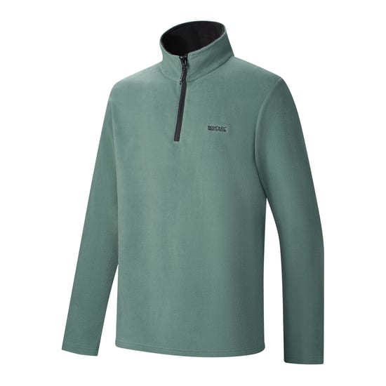 Regatta Great Outdoors Herren Thompson Fleece-Top mit Reißverschluss bis zur Brust (Dunkelwaldgrün) - Image 4