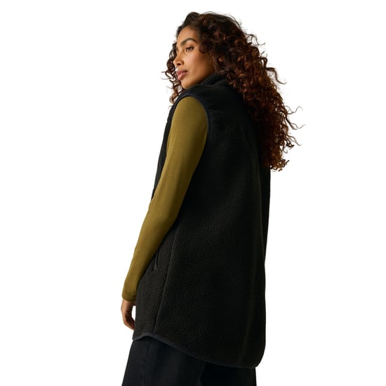 Regatta - Weste für Damen, Teddyfleece, Lang geschnitten (Schwarz) - Image 1