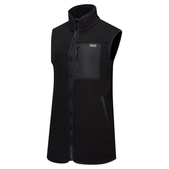 Regatta - Weste für Damen, Teddyfleece, Lang geschnitten (Schwarz) - Image 4