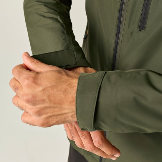 Regatta - "Allston" Jacke, wasserfest für Herren (Dunkel-Khaki/Holzbraun) - Image 6