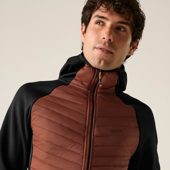 Regatta - "Andreson" Hybridjacke für Herren (Gebrannte Henna/Schwarz) - Image 4