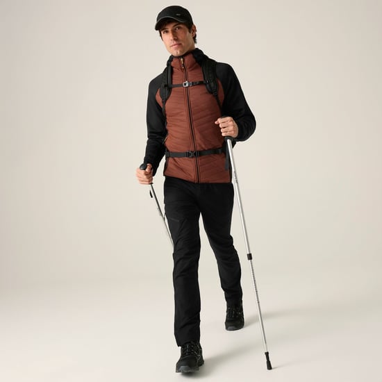Regatta - "Andreson" Hybridjacke für Herren (Gebrannte Henna/Schwarz) - Image 6