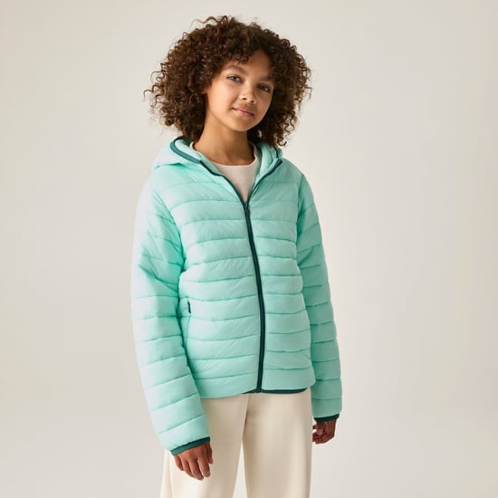 Regatta - "Marizion" Steppjacke mit Kapuze für Kinder (Wasser Blau) - Image 6