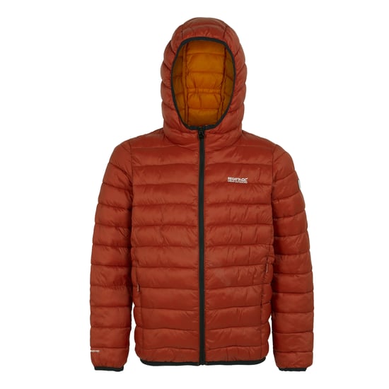 Regatta - "Marizion" Steppjacke mit Kapuze für Kinder (Rooibos Tee/Schwarz) - Image 2