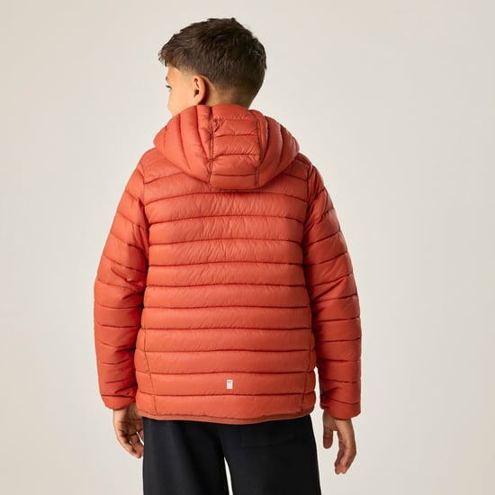 Regatta - "Marizion" Steppjacke mit Kapuze für Kinder (Rooibos Tee/Schwarz) - Image 6