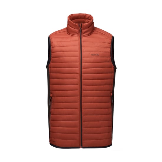 Regatta Herren Andreson Hybrid gepolsterte Jacke (Gebrannte Henna/Schwarz) - Image 2