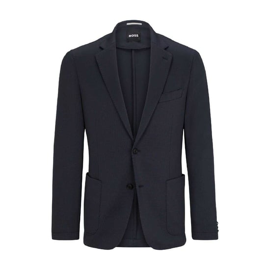 Boss - "Hanry" Jacke für Herren, Strukturiert, Maßgeschneidert (Dunkelblau) - Image 1
