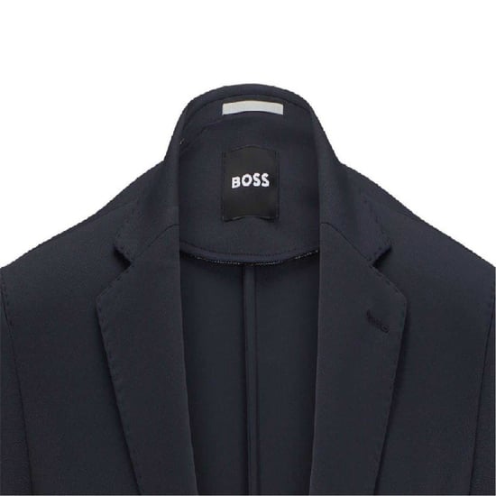 Boss - "Hanry" Jacke für Herren, Strukturiert, Maßgeschneidert (Dunkelblau) - Image 2