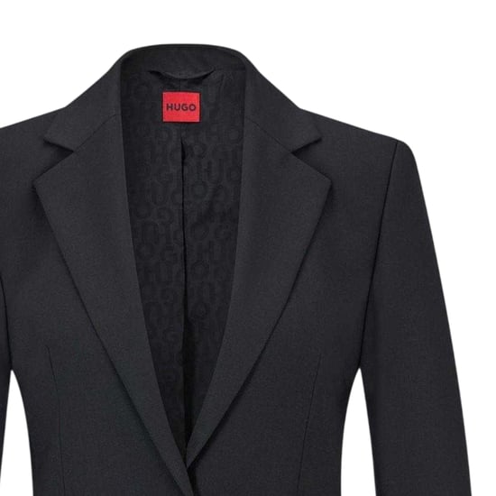 Hugo - Anzugjacke für Damen, Reverskragen, Regulär (Schwarz) - Image 2