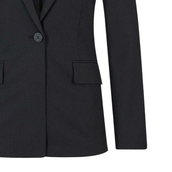 Hugo - Anzugjacke für Damen, Reverskragen, Regulär (Schwarz) - Image 4
