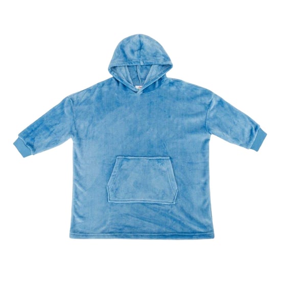 Star - "Snuggle" Kapuzenpullover für Kinder, Übergroß (Blau) - Image 1