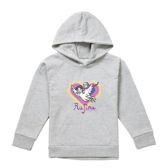 K-Pop Demon Hunters - "Huntrix Saja Boys Rujinu" Hoodie zum Überziehen für Kinder (Sportliches Heather) - Image 1