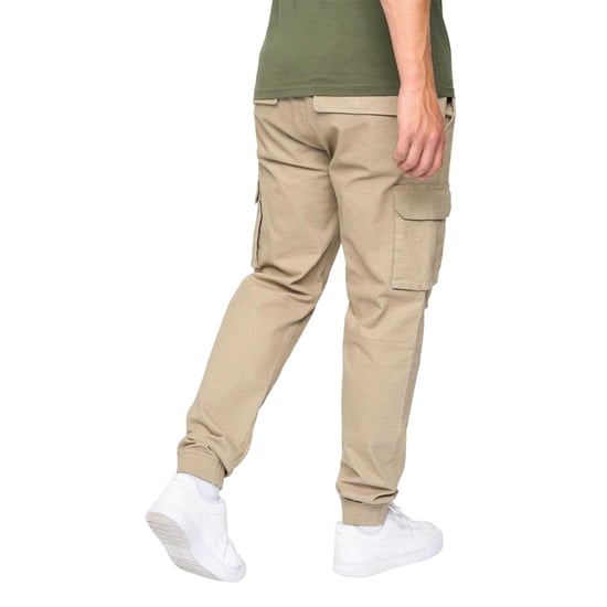 Crosshatch - "Pendles" Cargo-Hose für Herren (Steinfarben) - Image 5