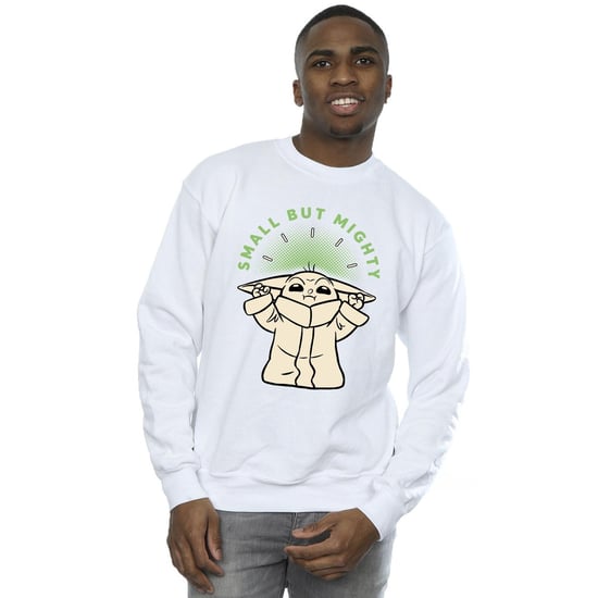 Star Wars - "The Mandalorian Small But Mighty" Sweatshirt für Herren (Weiß) - Image 1